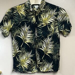 Ron Chereskin Hawaiian Tropical Print Shirt Mens Large Rayon Short Sleeve Button